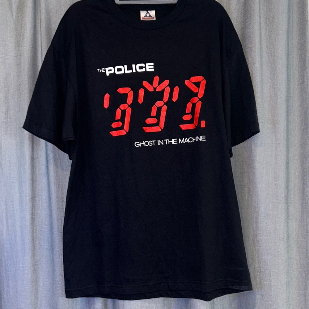 Black The Police Graphic Tee